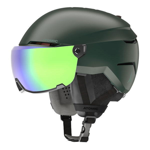 Atomic Savor Visor Stereo Red Laskettelukypärä