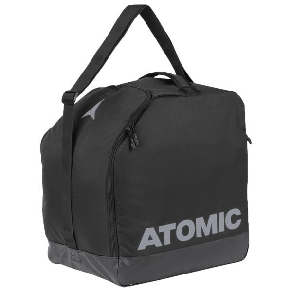 Atomic Boot & Helmet Bag Musta Mono ja Kypärälaukku